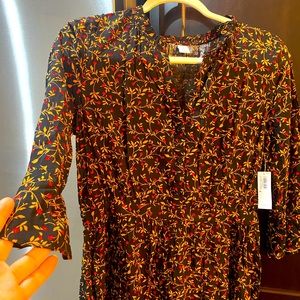 Cotton floral blouse